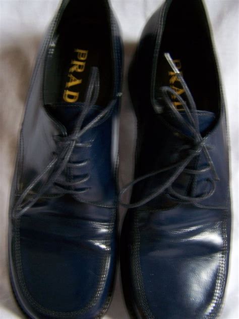 oxford verniciate blu prada|Prada Oxfords .